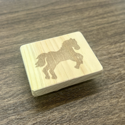消しゴムはんこ※馬※ 消しゴムはんこ・馬シルエット はんこ・スタンプ みやけまさよ 通販