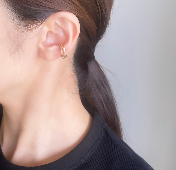 【期間限定】【秋の福袋 No.2】diagonal イヤーカフ&バングル　セット 19枚目の画像