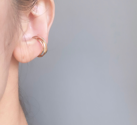 【期間限定】【秋の福袋 No.2】diagonal イヤーカフ&バングル　セット 20枚目の画像