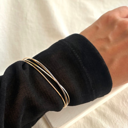 【期間限定】【秋の福袋 No.2】diagonal イヤーカフ&バングル　セット 10枚目の画像