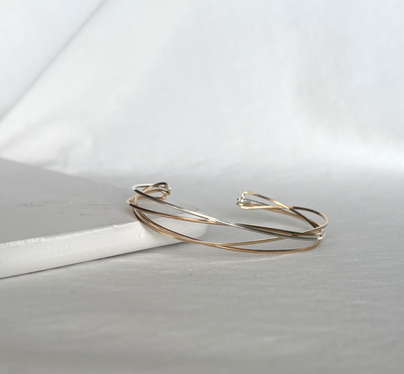 【期間限定】【秋の福袋 No.2】diagonal イヤーカフ&バングル　セット 3枚目の画像