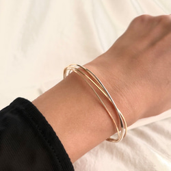 【期間限定】【秋の福袋 No.2】diagonal イヤーカフ&バングル　セット 5枚目の画像