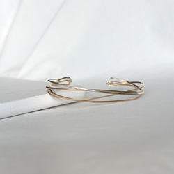 【期間限定】【秋の福袋 No.2】diagonal イヤーカフ&バングル　セット 4枚目の画像