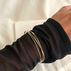 【期間限定】【秋の福袋 No.2】diagonal イヤーカフ&バングル　セット 11枚目の画像