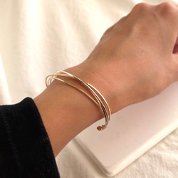 【期間限定】【秋の福袋 No.2】diagonal イヤーカフ&バングル　セット 8枚目の画像