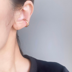 【期間限定】【秋の福袋 No.2】diagonal イヤーカフ&バングル　セット 18枚目の画像