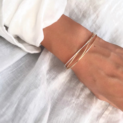 【期間限定】【秋の福袋 No.2】diagonal イヤーカフ&バングル　セット 12枚目の画像