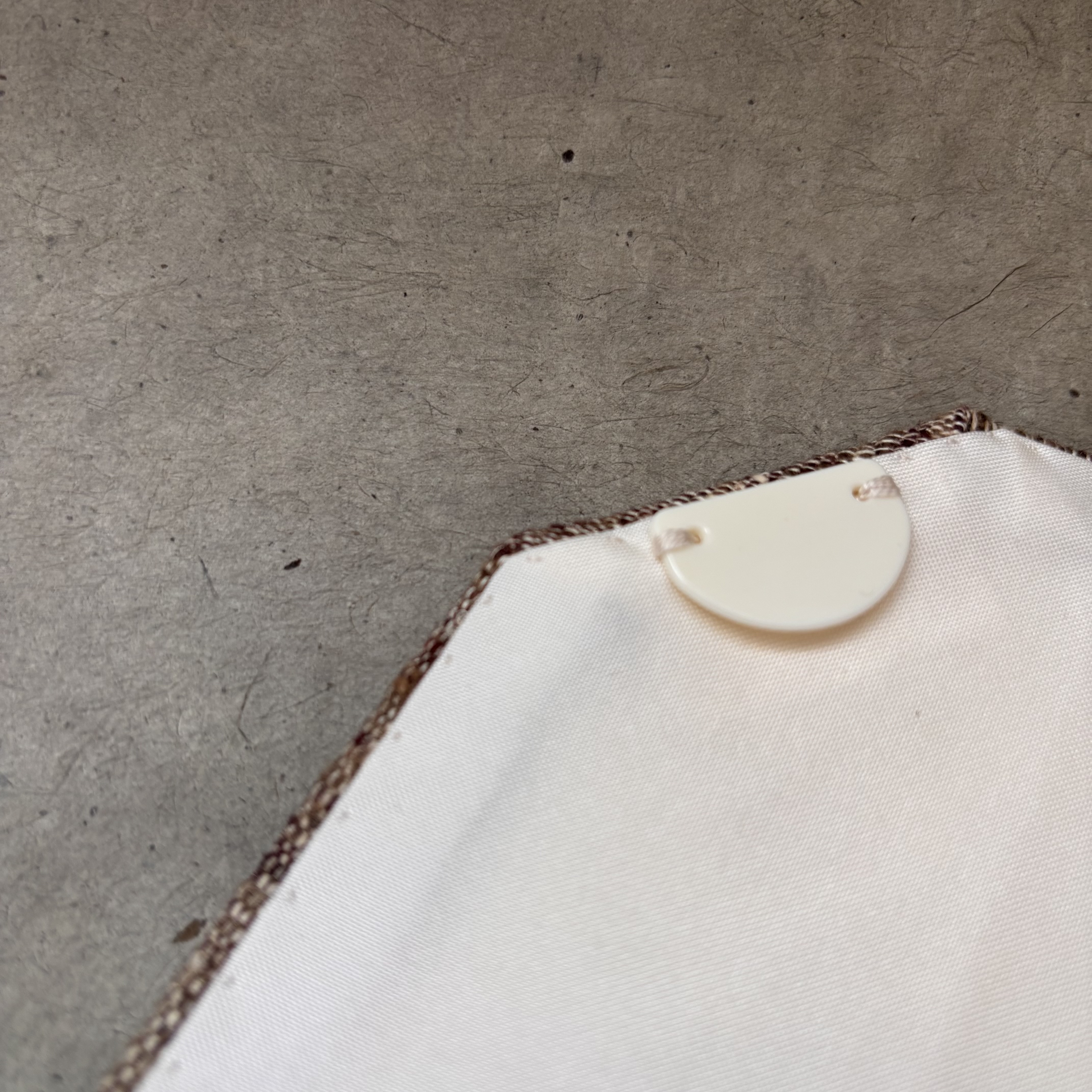 数奇屋袋　＊上品なタッサーシルク＊バックインバック＊個性的