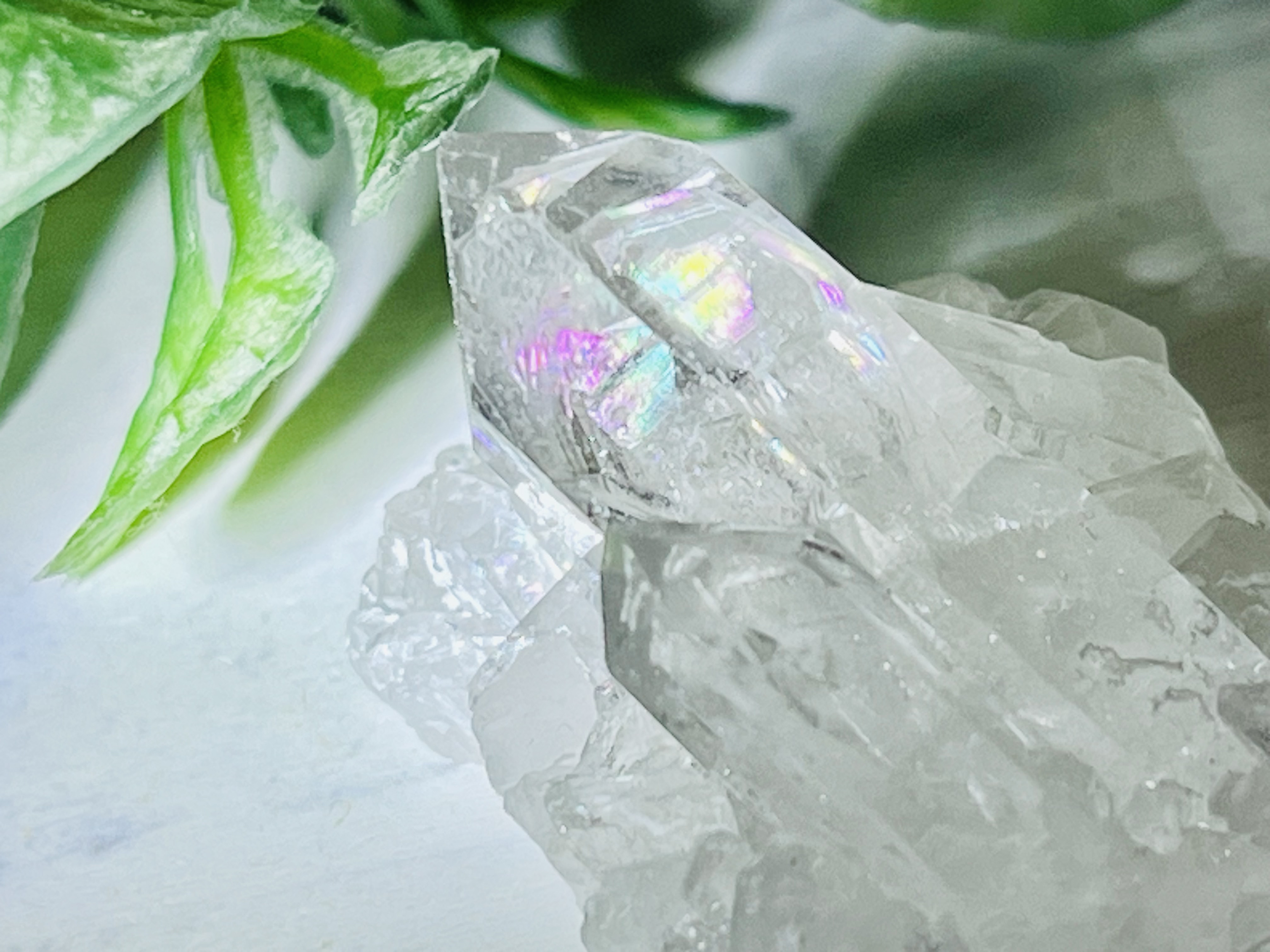 レシーバー ストレーションクリスタル ミナスジェライス マスター 万華鏡　水晶