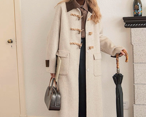 残1点即納廃版のためSale‼️】綺麗め色キャメルウール混 エレガント