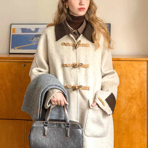 残1点即納廃版のためSale‼️】綺麗め色キャメルウール混 エレガント