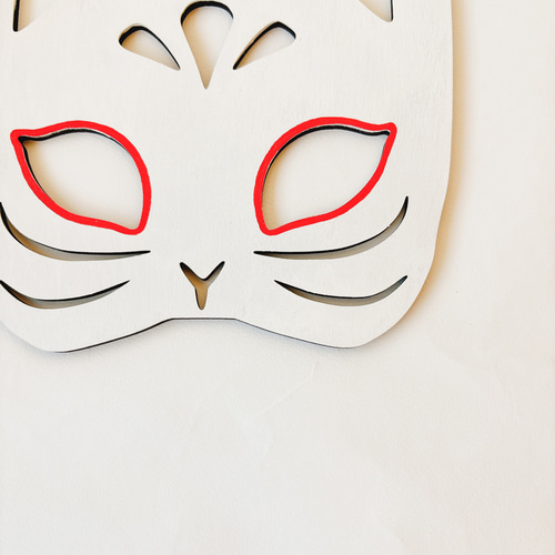単品販売 木製 七五三 wood mask お面 狐 兎】 千歳飴 七五三撮影
