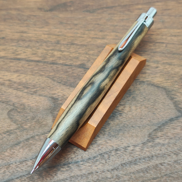 10月限定】極上 黒柿 シャープペンシル No.046 ペン・筆記用具 工房