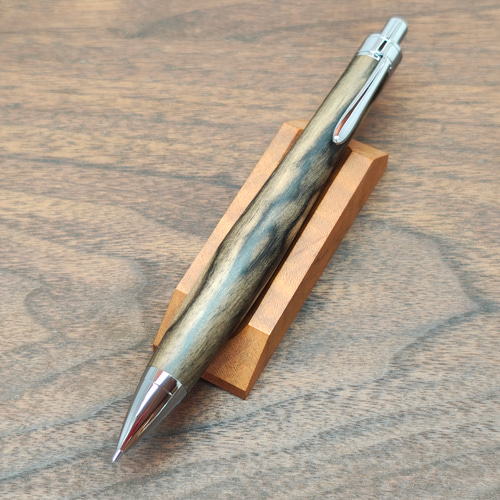 10月限定】極上 黒柿 シャープペンシル No.046 ペン・筆記用具 工房