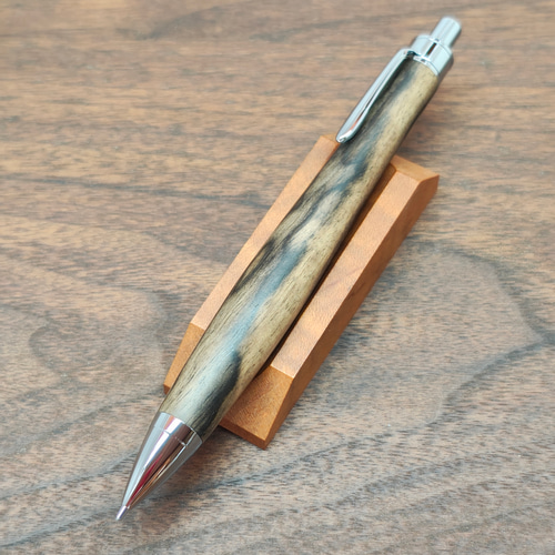 10月限定】極上 黒柿 シャープペンシル No.046 ペン・筆記用具 工房
