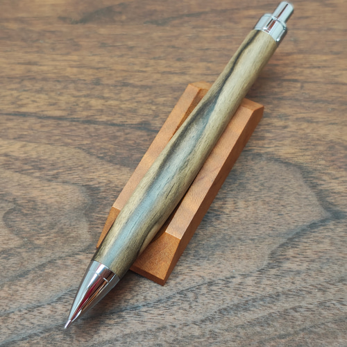 10月限定】極上 黒柿 シャープペンシル No.046 ペン・筆記用具 工房