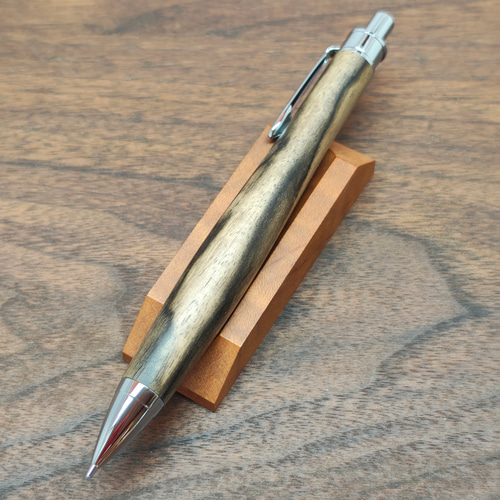 10月限定】極上 黒柿 シャープペンシル No.046 ペン・筆記用具 工房