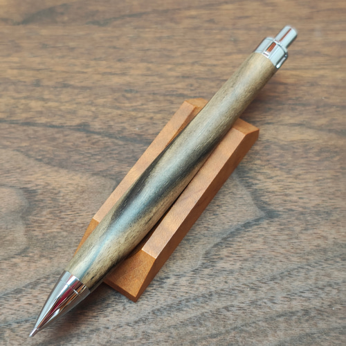 ボナンペン 極上黒柿 シャープペンシル 新品未使用 10月限定】極上 黒柿 シャープペンシル No.047 ペン・筆記用具 工房