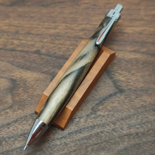 10月限定】極上 黒柿 シャープペンシル No.047 ペン・筆記用具 工房