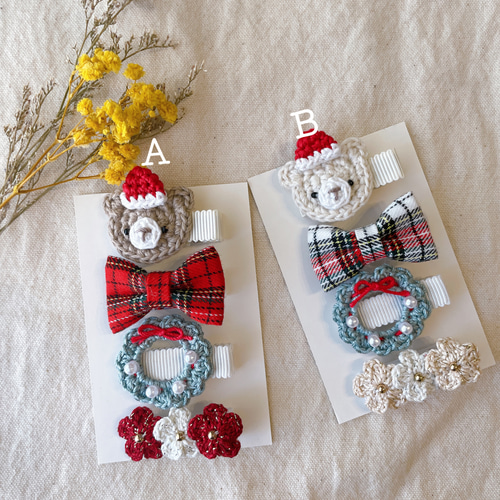 ꫛꫀꪝ【福笑いだるま】ベビーヘアクリップ キッズヘアクリップ