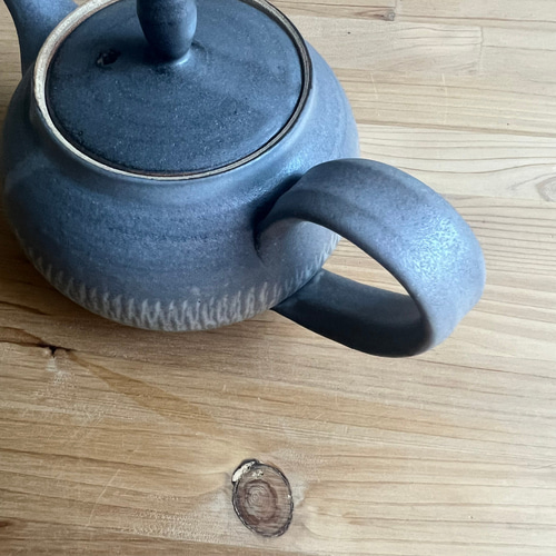 小石原焼 ティーポット 森山寛二郎 實山窯 陶器 食器 器 約230ml 急須