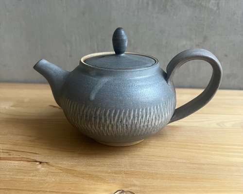 小石原焼 ティーポット 森山寛二郎 實山窯 陶器 食器 器 約230ml 急須
