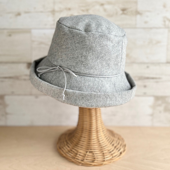 ウールクロッシェ・ライトグレー 3枚目の画像