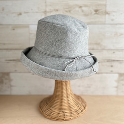 ウールクロッシェ・ライトグレー 2枚目の画像