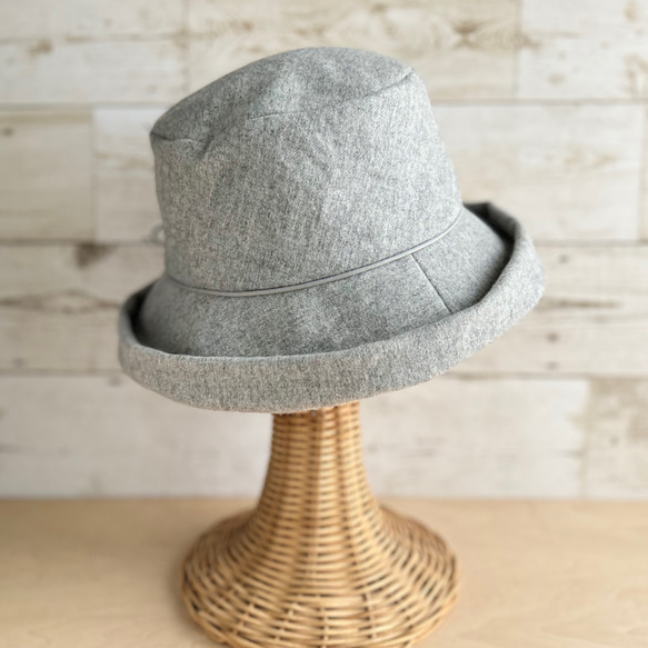 ウールクロッシェ・ライトグレー 4枚目の画像