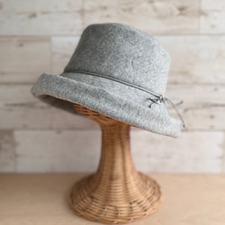 ウールクロッシェ・ライトグレー 6枚目の画像