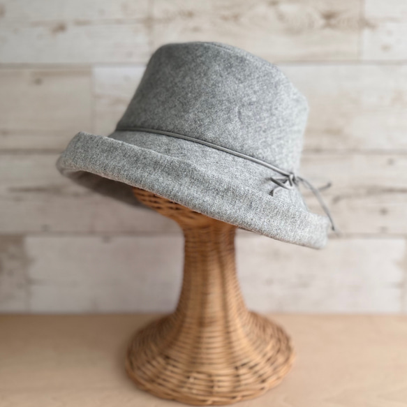 ウールクロッシェ・ライトグレー 6枚目の画像