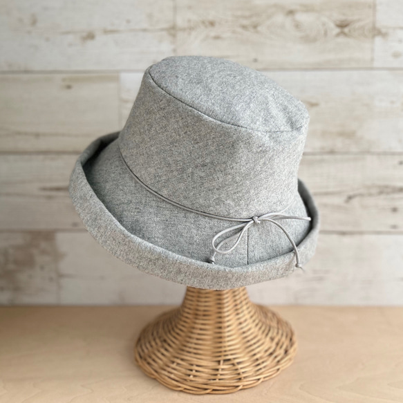 ウールクロッシェ・ライトグレー 7枚目の画像