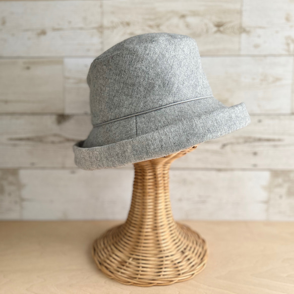 ウールクロッシェ・ライトグレー 5枚目の画像