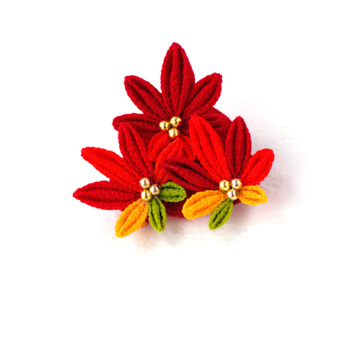 つまみ細工帯飾り 根付け バックチャーム つまみ細工 根付け帯飾り 桜