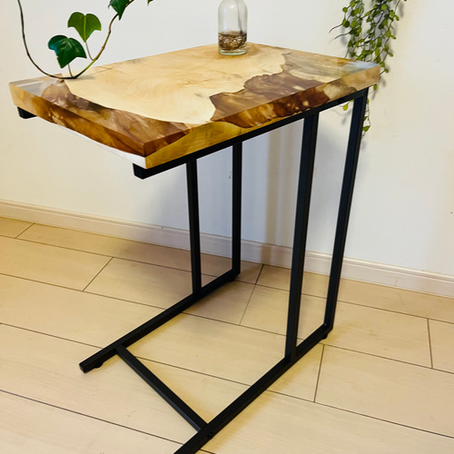 レジンテーブル ソファテーブル サイドテーブル コーヒーテーブル  