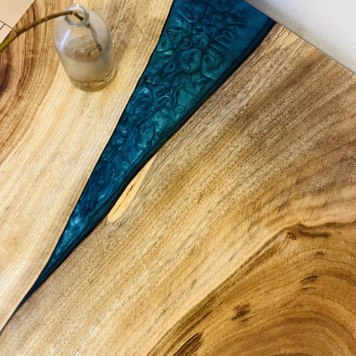 レジンテーブル リバーテーブル ローテーブル アイアンテーブル