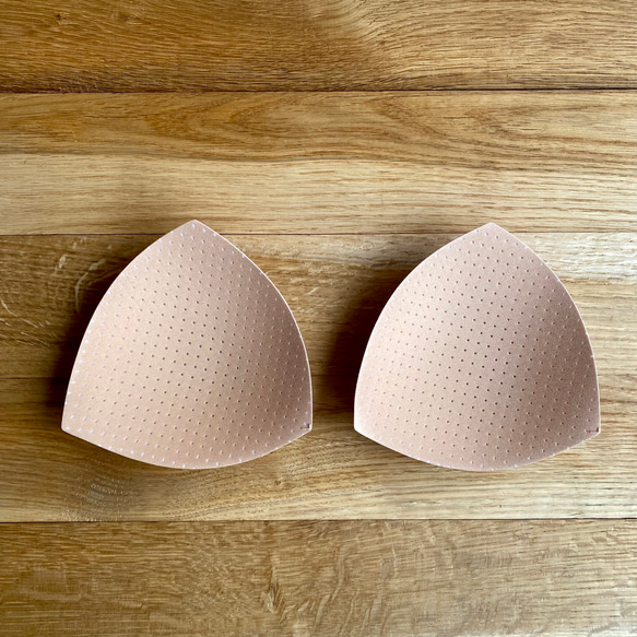 《Newカラー》【茜 】草木染めブラ　オーガニックコットン　ノンワイヤー　しめつけない　綿　ブラ　インナー　らくちん　 8枚目の画像