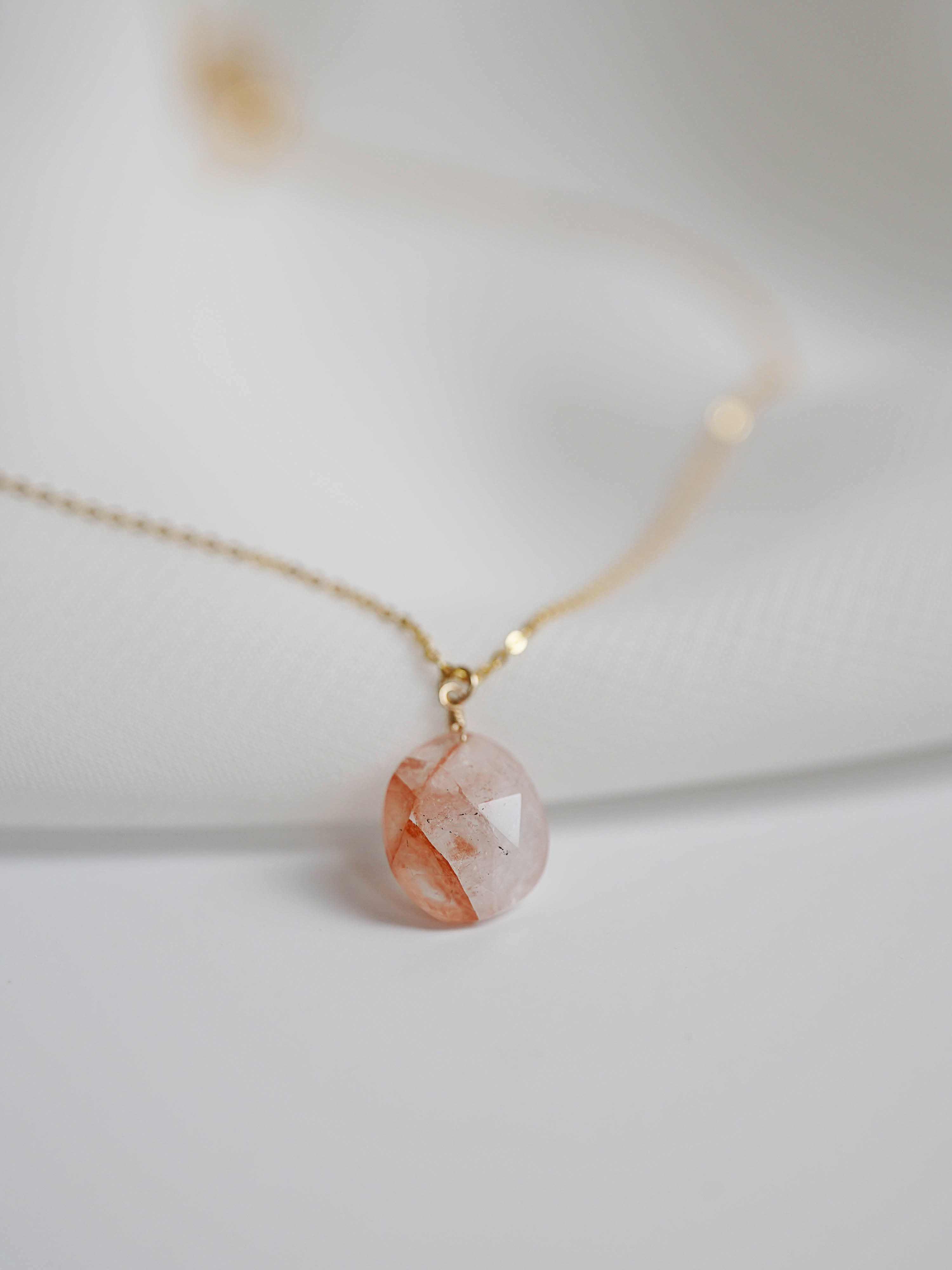 1点もの＊マニカランクリスタル ローズカット ネックレス-B