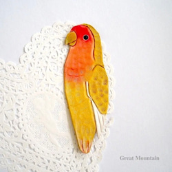 メキシコインコ コガネメキシコ レザー 小銭入れ プレゼント 鳥