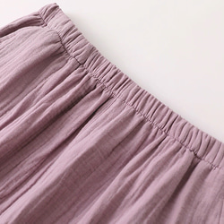 パジャマ 長袖レディース上下セット春秋冬ダブルガーゼ寝巻き 7枚目の画像