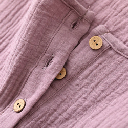 パジャマ 長袖レディース上下セット春秋冬ダブルガーゼ寝巻き 5枚目の画像