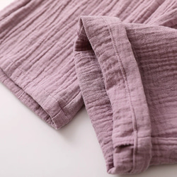 パジャマ 長袖レディース上下セット春秋冬ダブルガーゼ寝巻き 9枚目の画像