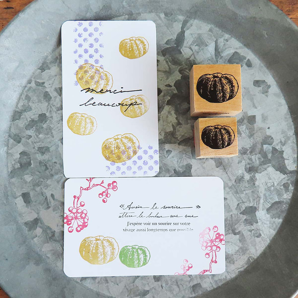 【選べる】かぽちゃのスタンプ ハロウィン 1枚目の画像