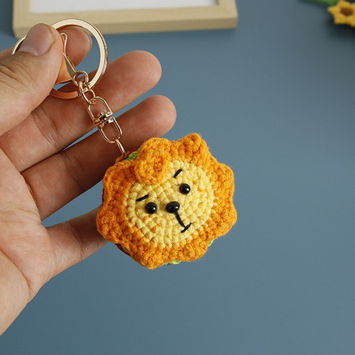 毛糸 手作り 編みぐるみ キーホルダー バッグチャーム プレゼント