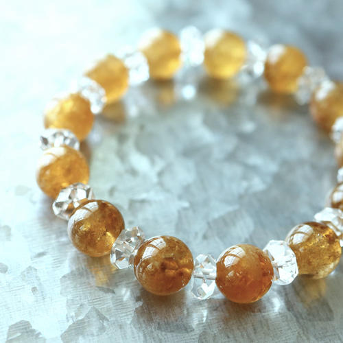 ☆スーパープレミアムブレス☆ゴールデンレムリアンクォーツ：約10.8