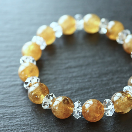 ☆スーパープレミアムブレス☆ゴールデンレムリアンクォーツ：約10.8