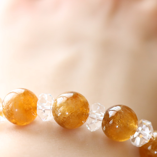 ☆スーパープレミアムブレス☆ゴールデンレムリアンクォーツ：約10.8