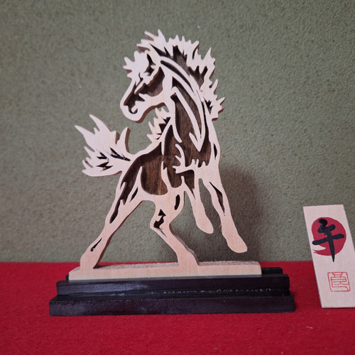 2026年干支 「午」 [木工アート] その他インテリア雑貨 makochin 通販