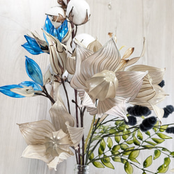 アメリカンフラワー（バラ、サンダーソニア）ディップフラワー アメリカンフラワー（バラ、サンダーソニア）ディップフラワー