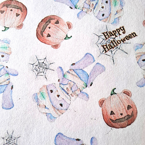 2025年10月期間限定販売 ハロウィン 用紙が選べるデザインペーパー (A4